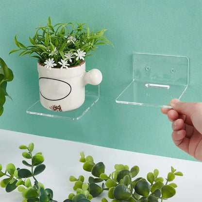 Clear Floating Wall Shelves