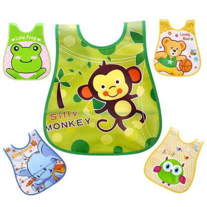 Waterproof Baby Bib with Catcher