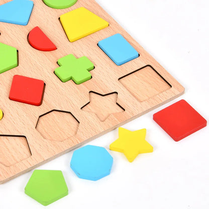 Rainbow Montessori Puzzle Set