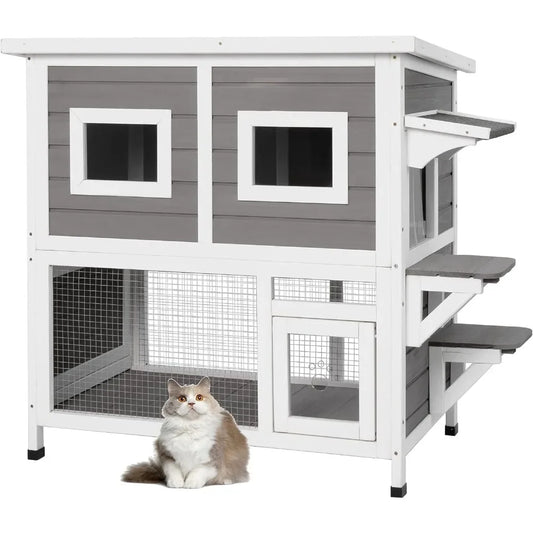 Weatherproof Outdoor Cat House