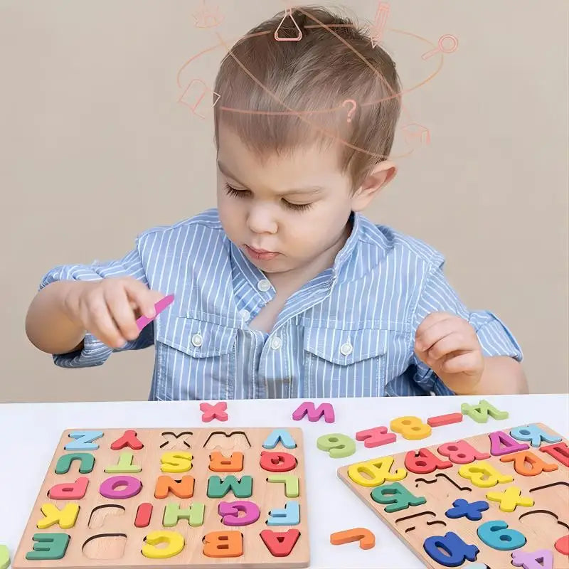 Rainbow Montessori Puzzle Set