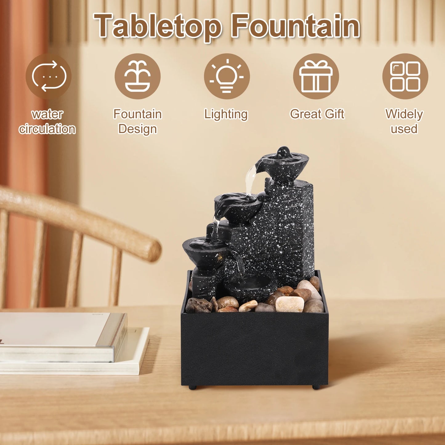 ZenLight Tabletop Fountain