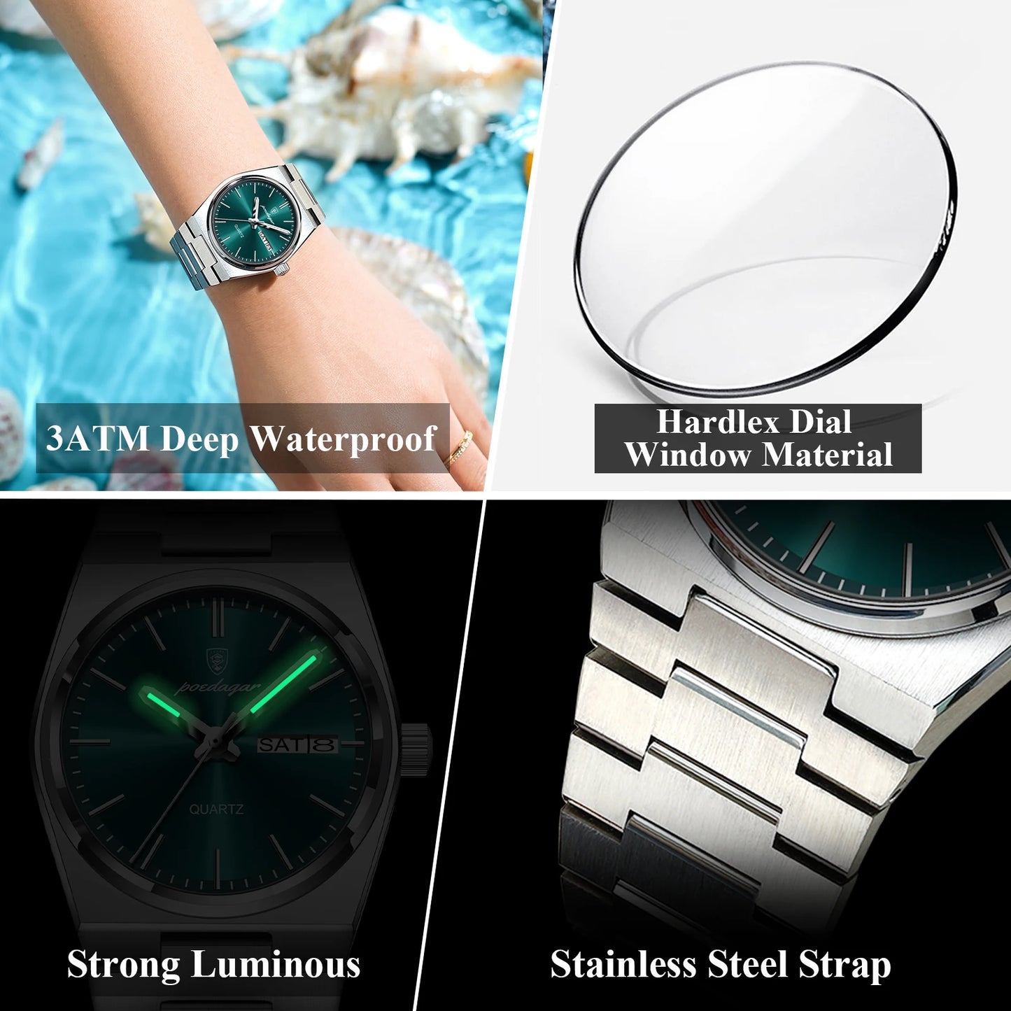 Elegant Luminous Ladies Watch