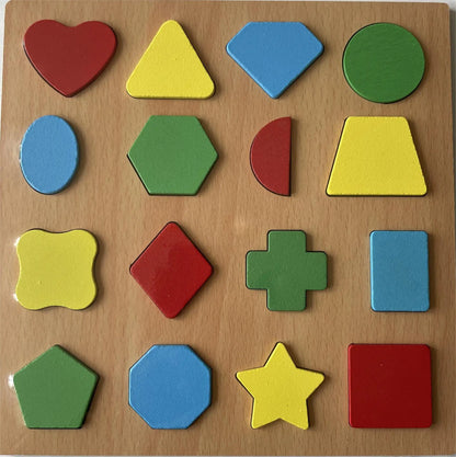 Rainbow Montessori Puzzle Set