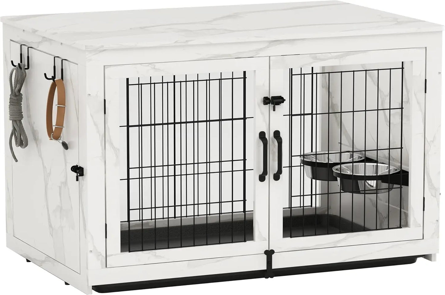 Elegant Wooden Dog Crate Table